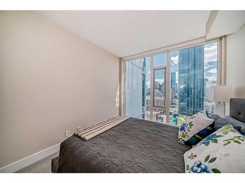 1908-510 6 Avenue Se, Calgary, AB - Indoor Photo Showing Bedroom