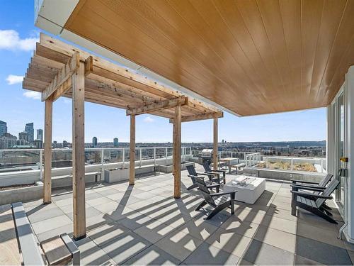 214-1107 Gladstone Road Nw, Calgary, AB - Outdoor With Deck Patio Veranda With View With Exterior