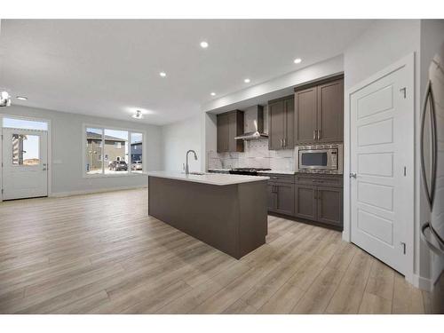 225 Chelsea Place, Chestermere, AB - Indoor Photo Showing Kitchen With Upgraded Kitchen