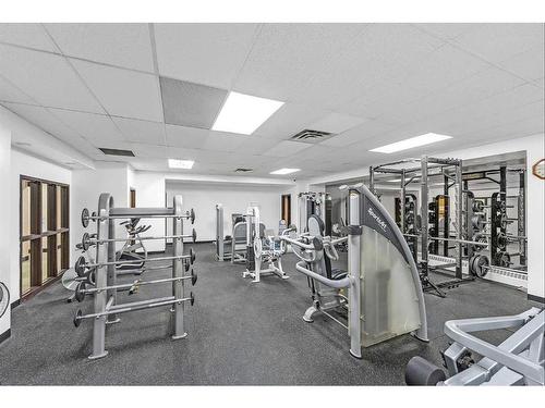 1103-924 14 Avenue Sw, Calgary, AB - Indoor Photo Showing Gym Room