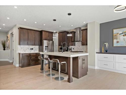 49 Cougar Ridge Close Sw, Calgary, AB - Indoor Photo Showing Kitchen With Upgraded Kitchen