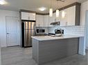 6132 Madigan Drive Ne, Calgary, AB  - Indoor Photo Showing Kitchen With Stainless Steel Kitchen With Upgraded Kitchen 