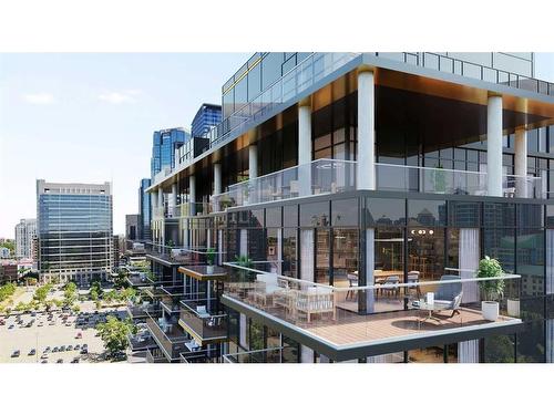 #1802-730 2Nd Avenue Sw, Calgary, AB - Outdoor With Balcony