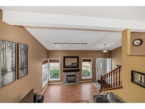 72 Parkwood Crescent, Strathmore, AB - Indoor With Fireplace
