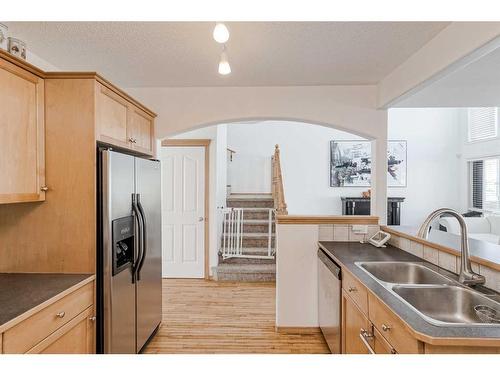 89 Cramond Crescent Se, Calgary, AB - Indoor Photo Showing Kitchen With Double Sink