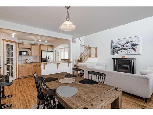 89 Cramond Crescent Se, Calgary, AB - Indoor With Fireplace