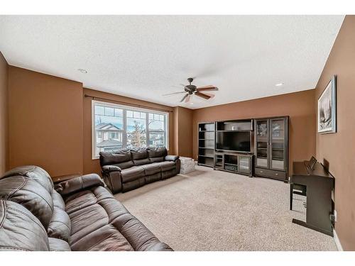 107 Cranwell Square Se, Calgary, AB - Indoor Photo Showing Living Room