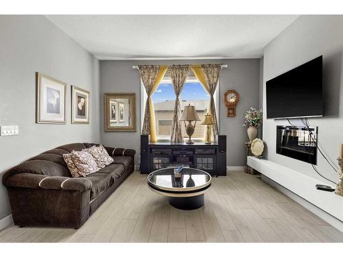 1537 Cornerstone Boulevard Ne, Calgary, AB - Indoor Photo Showing Living Room