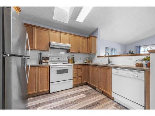 33 Bridleglen Road Sw, Calgary, AB - Indoor Photo Showing Kitchen With Double Sink