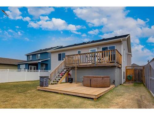 667 West Highland Crescent, Carstairs, AB - Outdoor With Deck Patio Veranda
