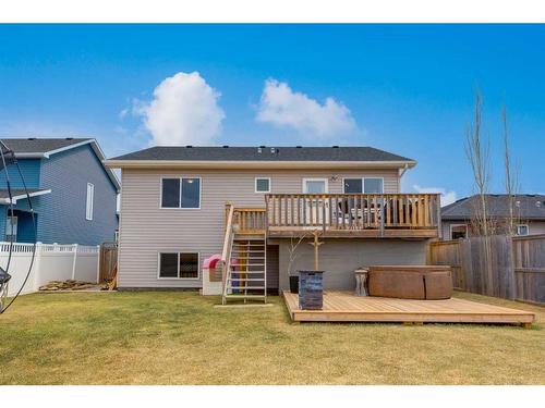 667 West Highland Crescent, Carstairs, AB - Outdoor With Deck Patio Veranda With Exterior