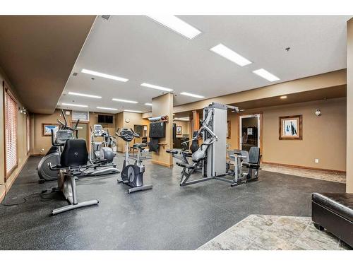 302-170 Crossbow Place, Canmore, AB - Indoor Photo Showing Gym Room