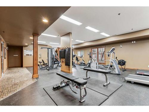 302-170 Crossbow Place, Canmore, AB - Indoor Photo Showing Gym Room