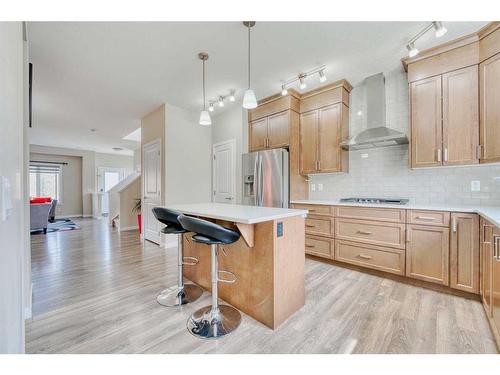 491 Savanna Boulevard Ne, Calgary, AB - Indoor Photo Showing Kitchen With Upgraded Kitchen