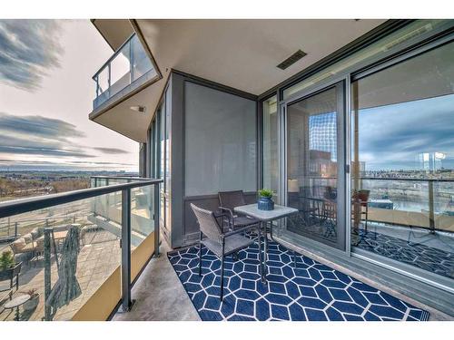 1008-615 6 Avenue Se, Calgary, AB - Outdoor With Balcony With View With Exterior