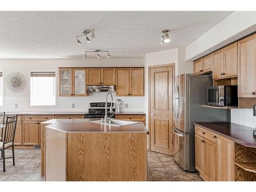 284 Mt Brewster Circle Se, Calgary, AB - Indoor Photo Showing Kitchen With Double Sink