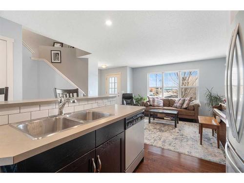 165 Panatella Street Nw, Calgary, AB - Indoor Photo Showing Kitchen With Double Sink