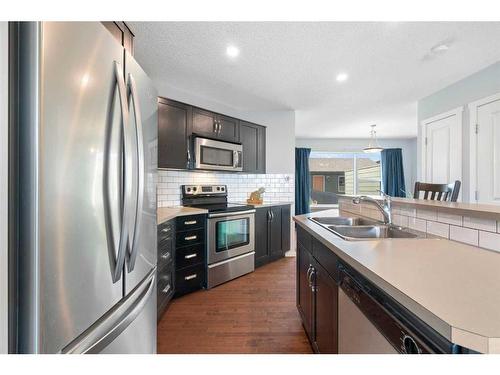 165 Panatella Street Nw, Calgary, AB - Indoor Photo Showing Kitchen With Stainless Steel Kitchen With Double Sink With Upgraded Kitchen