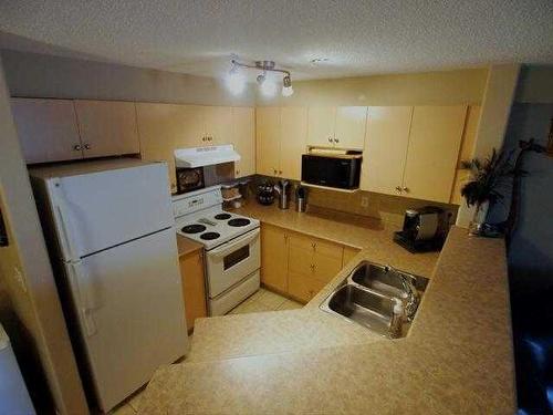 1221-4975 130 Avenue Se, Calgary, AB - Indoor Photo Showing Kitchen With Double Sink
