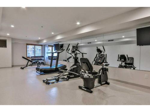 303-905 Spring Creek Drive, Canmore, AB - Indoor Photo Showing Gym Room