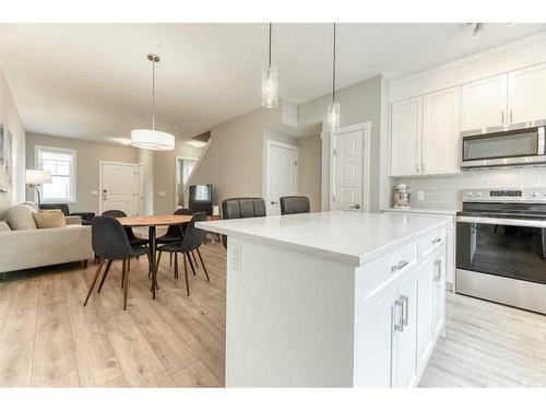 310 Cranbrook Walk Se, Calgary, AB - Indoor Photo Showing Kitchen With Upgraded Kitchen