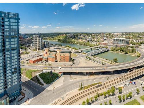 2402-510 6 Avenue Se, Calgary, AB - Outdoor With View