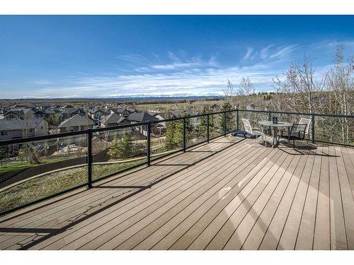 222 Tremblant Place Sw, Calgary, AB - Outdoor With Deck Patio Veranda With View
