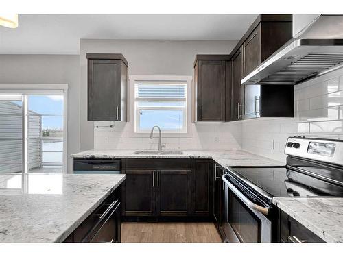 540 Redstone View Ne, Calgary, AB - Indoor Photo Showing Kitchen