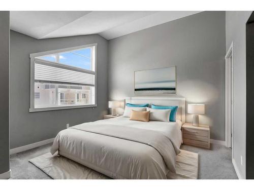 540 Redstone View Ne, Calgary, AB - Indoor Photo Showing Bedroom