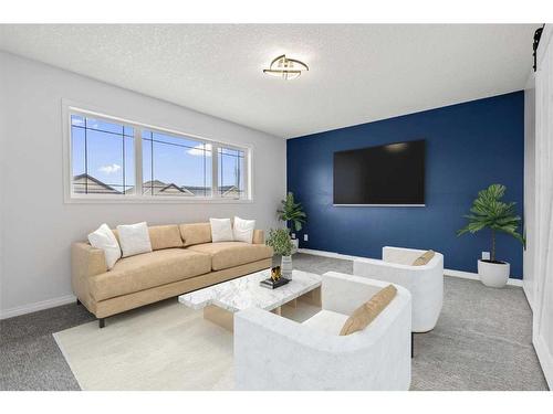 114 Sherwood Mews Nw, Calgary, AB - Indoor Photo Showing Living Room