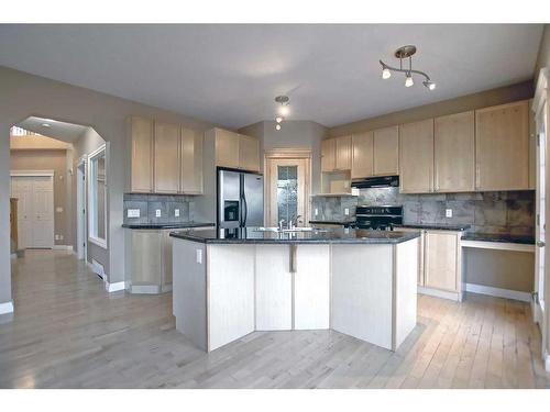 113 Seagreen Manor, Chestermere, AB - Indoor Photo Showing Kitchen With Stainless Steel Kitchen