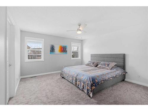 110 Cranleigh Way Se, Calgary, AB - Indoor Photo Showing Bedroom