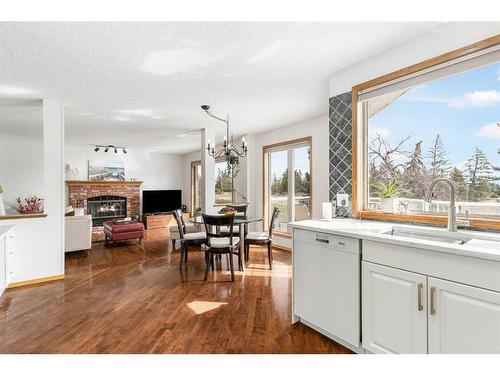 14220 Evergreen Street Sw, Calgary, AB - Indoor With Fireplace