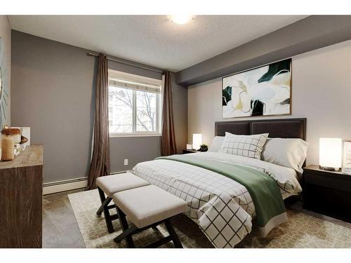 1210-115 Prestwick Villas Se, Calgary, AB - Indoor Photo Showing Bedroom
