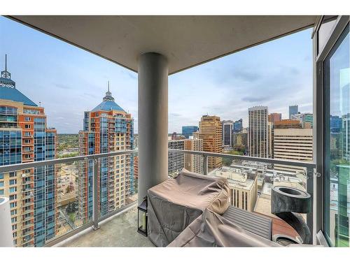 2306-930 6 Avenue Sw, Calgary, AB - Outdoor With Balcony With View With Exterior