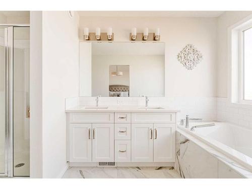 140 Ellen Road, Crossfield, AB - Indoor Photo Showing Bathroom