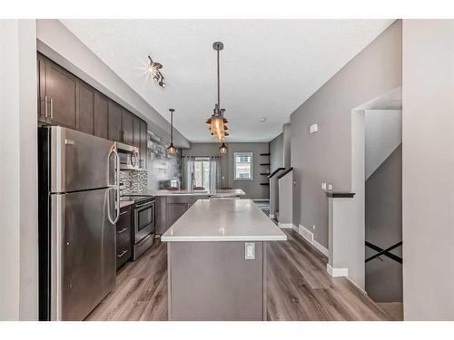 58 Redstone Circle Ne, Calgary, AB - Indoor Photo Showing Kitchen With Stainless Steel Kitchen With Upgraded Kitchen