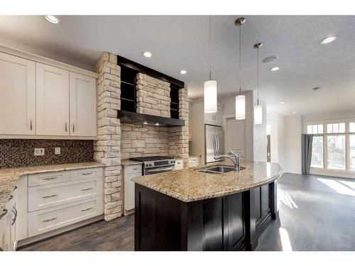 1106 Colgrove Avenue Ne, Calgary, AB - Indoor Photo Showing Kitchen With Double Sink With Upgraded Kitchen