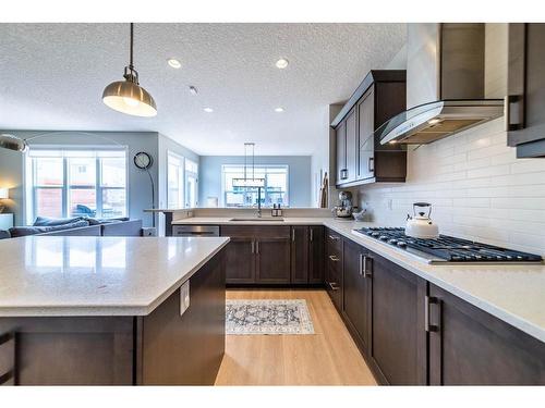 186 Chaparral Valley Way Se, Calgary, AB - Indoor Photo Showing Kitchen With Upgraded Kitchen