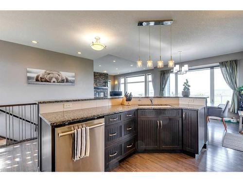 434196 Clear Mountain Drive East, Rural Foothills County, AB - Indoor Photo Showing Kitchen With Upgraded Kitchen