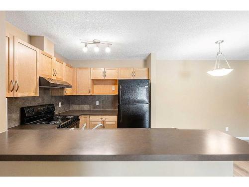 2108-115 Prestwick Villas Se, Calgary, AB - Indoor Photo Showing Kitchen With Double Sink