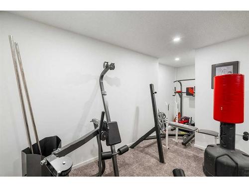 805-2001 Luxstone Boulevard Sw, Airdrie, AB - Indoor Photo Showing Gym Room