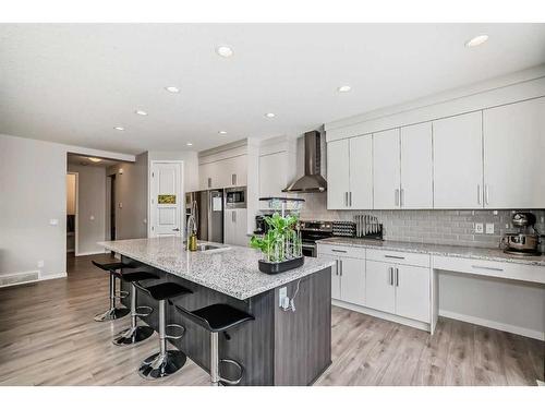 23 Walgrove Link Se, Calgary, AB - Indoor Photo Showing Kitchen With Upgraded Kitchen