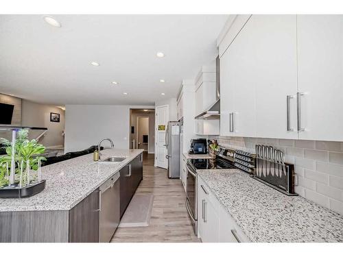 23 Walgrove Link Se, Calgary, AB - Indoor Photo Showing Kitchen With Upgraded Kitchen