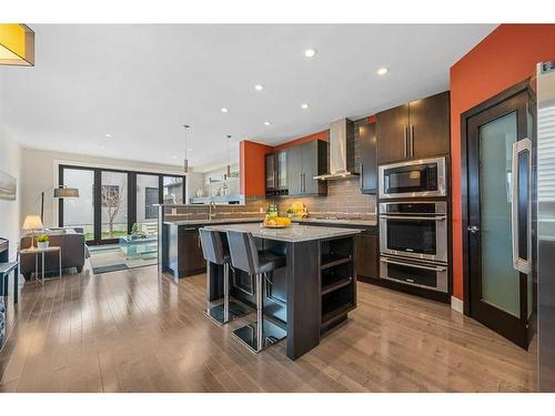 2238 31 Avenue Sw, Calgary, AB - Indoor Photo Showing Kitchen With Double Sink With Upgraded Kitchen