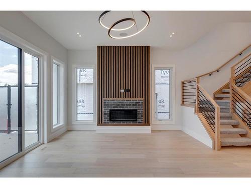 926 33A Street, Calgary, AB - Indoor With Fireplace