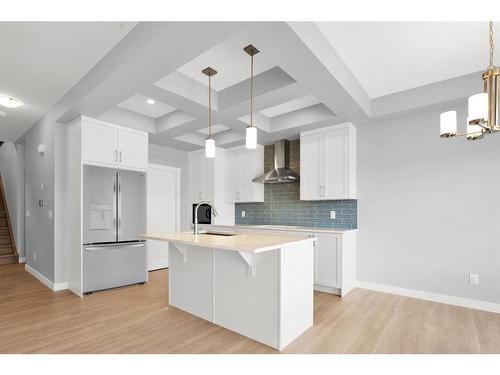 224 Homestead Grove Ne, Calgary, AB - Indoor Photo Showing Kitchen With Upgraded Kitchen