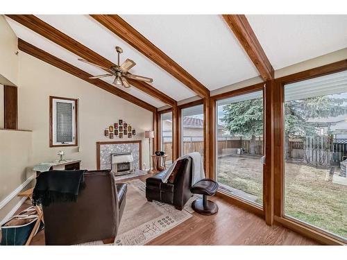 135 Rundleview Drive Ne, Calgary, AB - Indoor With Fireplace