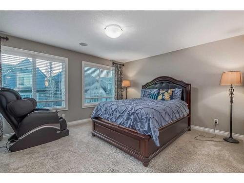 35 Masters Point Se, Calgary, AB - Indoor Photo Showing Bedroom