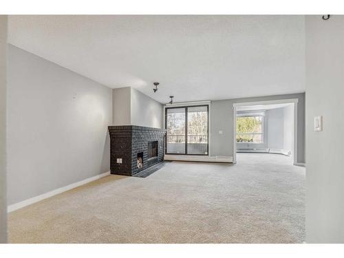 203-2425 90 Avenue Sw, Calgary, AB - Indoor With Fireplace